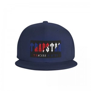 Trapstar Chenille Baseball Cap Moški Klobuki Modre Slovenija | MS21-686