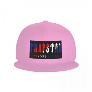 Trapstar Chenille Baseball Cap Moški Klobuki Roza Slovenija | BL45-497