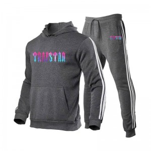 Trapstar Fleece Causal Sport Moški Trenirka Sive Slovenija | YC42-326