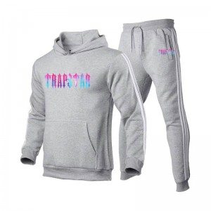 Trapstar Fleece Causal Sport Moški Trenirka Sive Slovenija | GB26-171