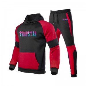 Trapstar Fleece Causal Sport Moški Trenirka Rdeče Slovenija | KG43-975