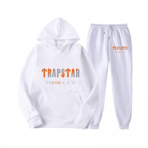 Trapstar Fleece It's Secret Moški Trenirka Bele Slovenija | LQ90-343