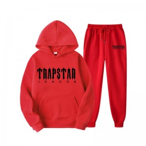 Trapstar Fleece London Moški Trenirka Rdeče Slovenija | DR59-813