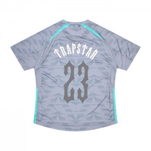 Trapstar Irongate Football Jersey Moški Majice Sive Modre Slovenija | WB17-197