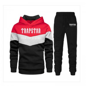 Trapstar Jogging Suit Logo Moški Trenirka Črne Slovenija | OZ47-955