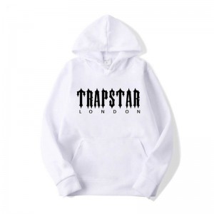 Trapstar London City Moški Pulover s Kapuco Bele Slovenija | BR79-376