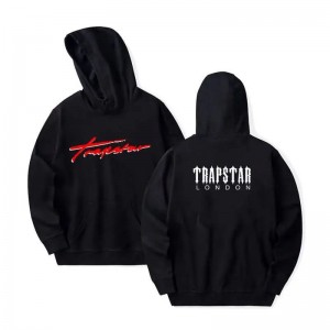 Trapstar London Logo Moški Pulover s Kapuco Črne Slovenija | PY50-526