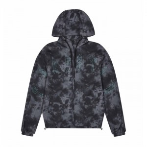 Trapstar Pigment Irongate Windbreaker Moški Vrhnja Oblačila Črne Slovenija | QK54-902