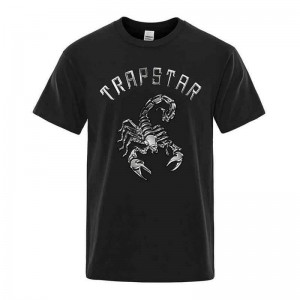 Trapstar Spider Printed Grafične Tee Moški Majice Črne Slovenija | VJ00-419