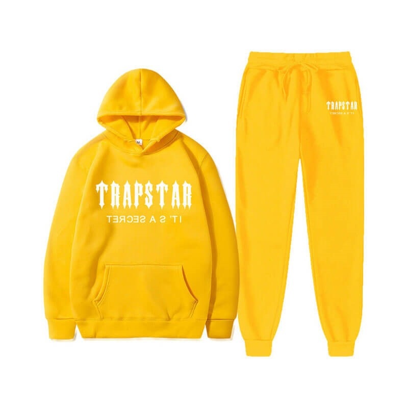 Trapstar Chenille Decoded Hooded Moški Trenirka Rumene Slovenija | UK94-439