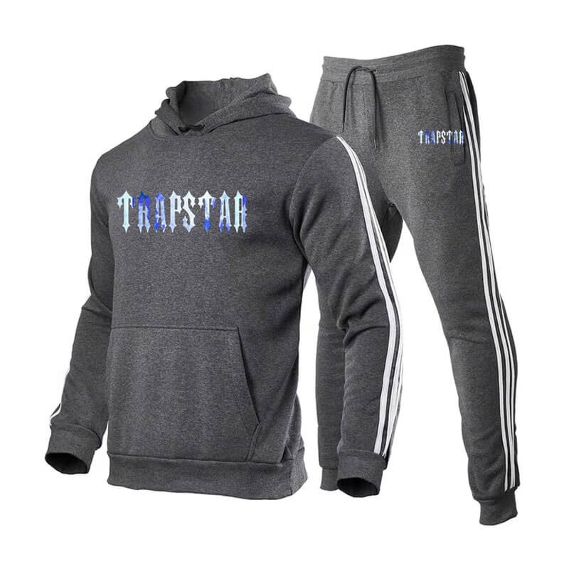 Trapstar Fleece Causal Sport Moški Trenirka Sive Slovenija | PN30-071