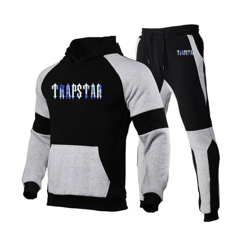 Trapstar Fleece Causal Sport Moški Trenirka Črne Slovenija | QM78-271