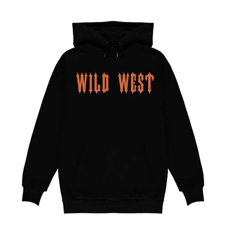 Trapstar Fleece Central Cee Trap Star Wild West Moški Pulover s Kapuco Črne Slovenija | HP07-293