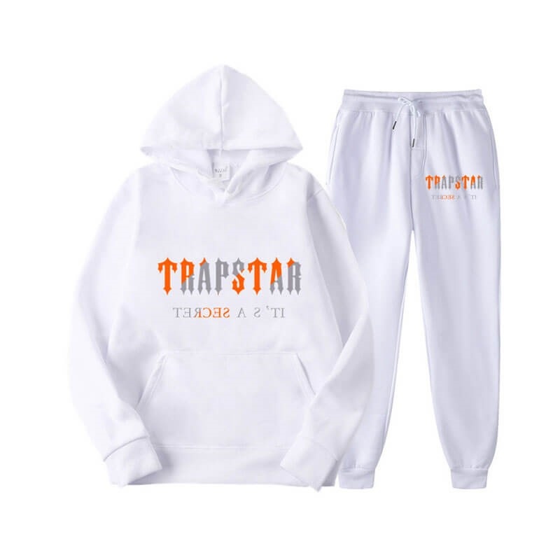 Trapstar Fleece It\'s Secret Moški Trenirka Bele Slovenija | LQ90-343