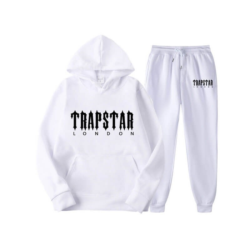 Trapstar Fleece London Moški Trenirka Bele Slovenija | UL80-604