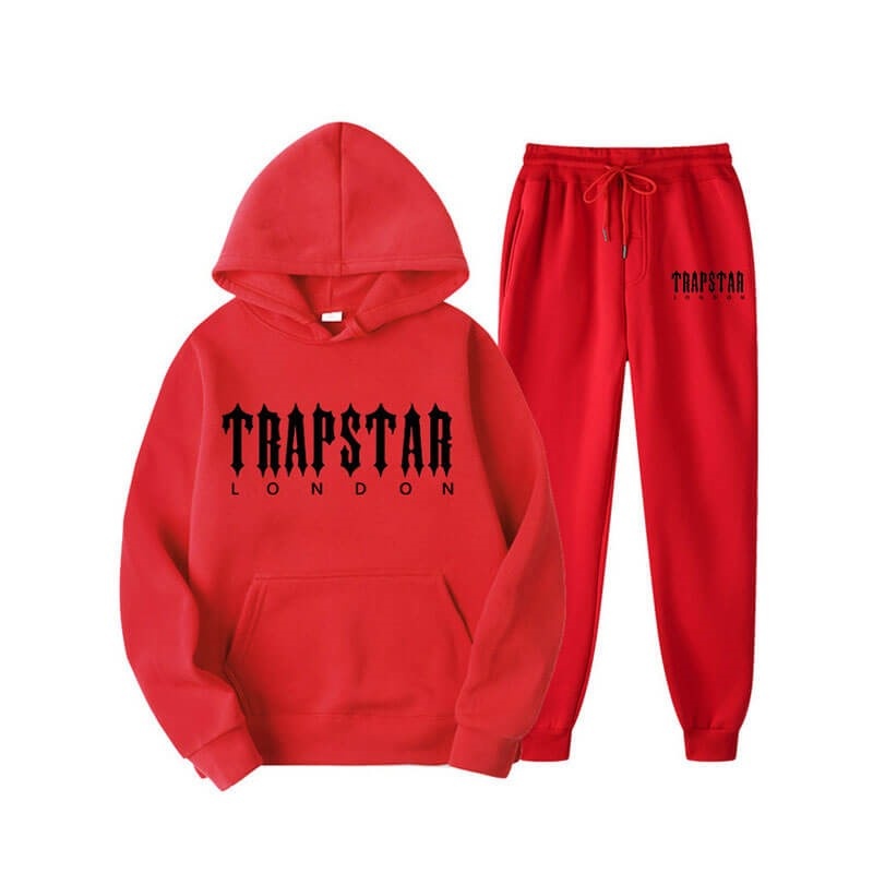 Trapstar Fleece London Moški Trenirka Rdeče Slovenija | DR59-813