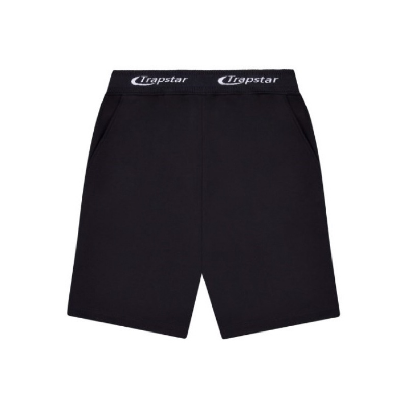 Trapstar Hyperdrive Rib Hoodie Shorts Set Moški Trenirka Črne Slovenija | YH63-565