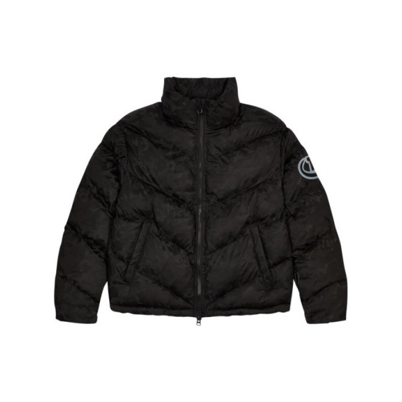 Trapstar Hyperdrive Sleeve Puffer Moški Vrhnja Oblačila Črne Maskirni Vzorec Slovenija | GG51-996