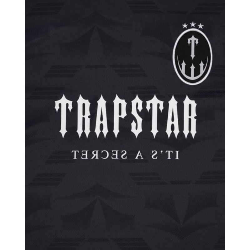 Trapstar Irongate Football Jersey Moški Majice Črne Rdeče Slovenija | VB92-457