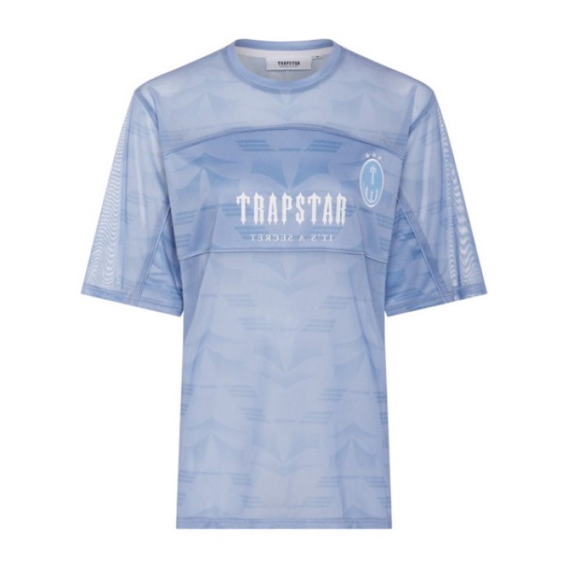 Trapstar Irongate Mesh Football Jersey Moški Majice Modre Slovenija | MX47-272