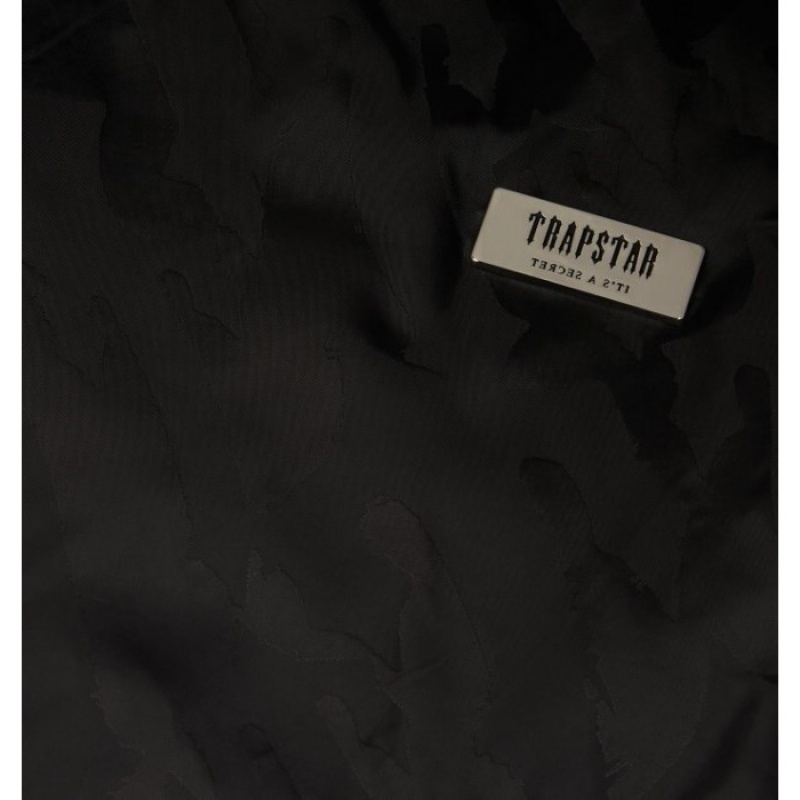 Trapstar Irongate T Jacquard Cargos Moški Hlače Črne Slovenija | RY83-343