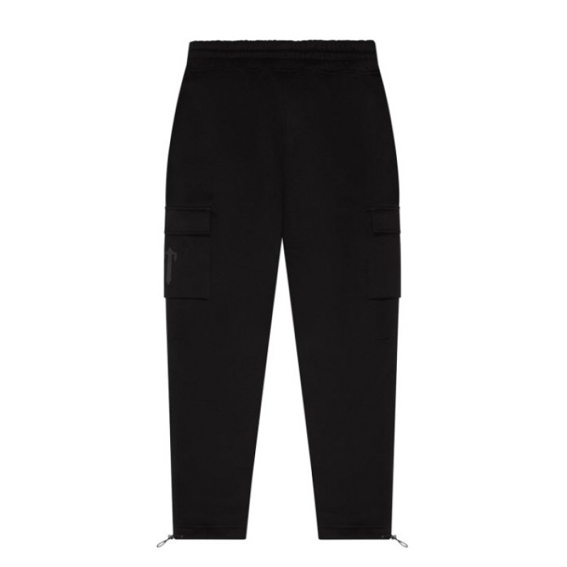 Trapstar Irongate T Trap Fleece Bottoms Moški Hlače Črne Slovenija | QT88-543