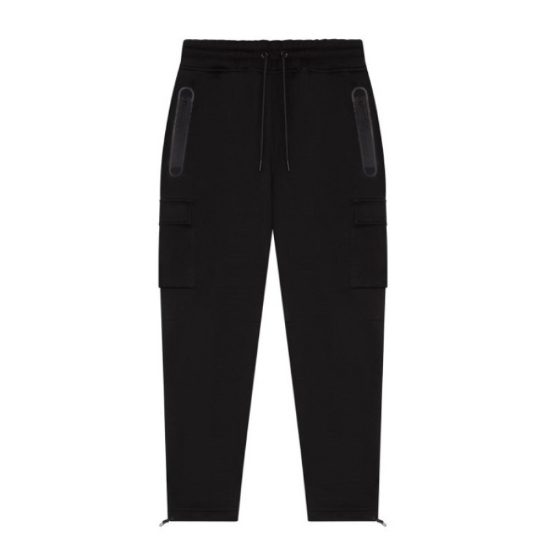 Trapstar Irongate T Trap Fleece Bottoms Moški Hlače Črne Slovenija | QT88-543