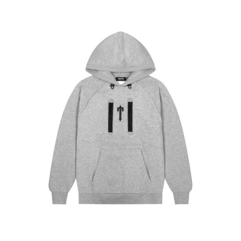 Trapstar Irongate T Trap Fleece Hoodie Moški Trenirka Sive Slovenija | RF31-489