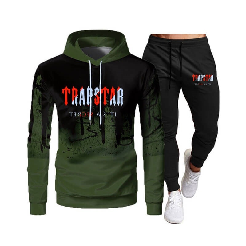 Trapstar It\'s a Secret Streetwear Moški Trenirka Kaki Slovenija | OJ45-888