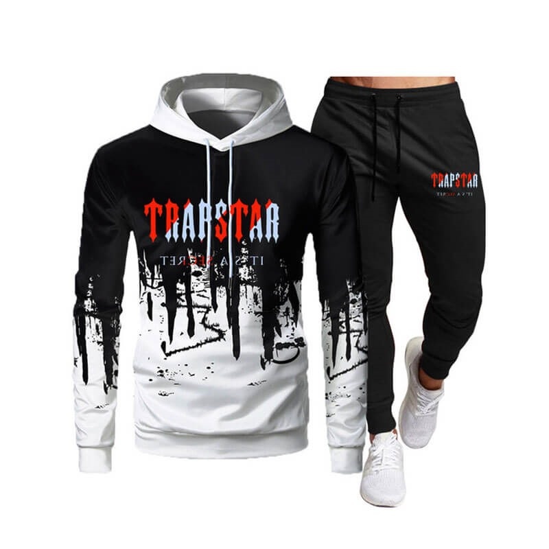 Trapstar It\'s a Secret Streetwear Moški Trenirka Bele Slovenija | KA32-377