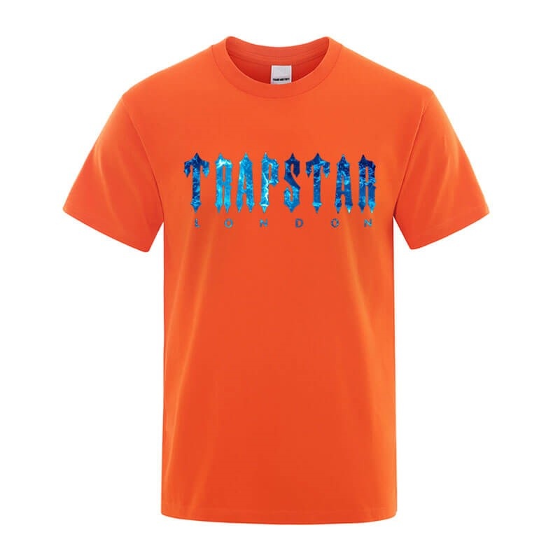 Trapstar London Chenille Tee Moški Majice Oranžne Slovenija | EF08-970