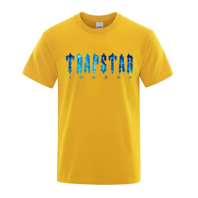 Trapstar London Chenille Tee Moški Majice Rumene Slovenija | JF27-180