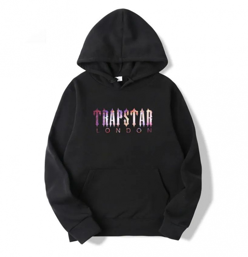 Trapstar London Galaxy Moški Pulover s Kapuco Črne Slovenija | OK00-690