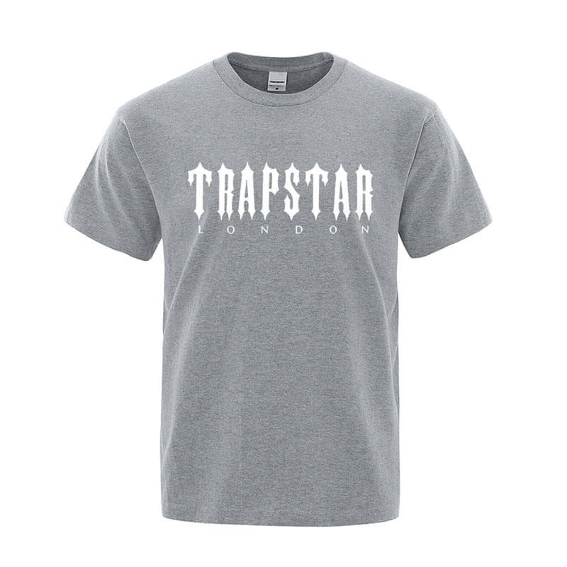 Trapstar London Letter Printed Moški Majice Sive Slovenija | CY21-861