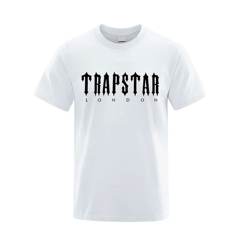 Trapstar London Letter Printed Moški Majice Bele Slovenija | SZ06-989