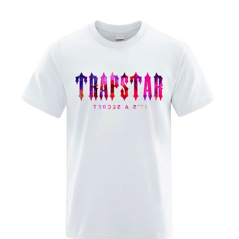 Trapstar London Sunset It\'s a Secret Moški Majice Bele Slovenija | RP77-906