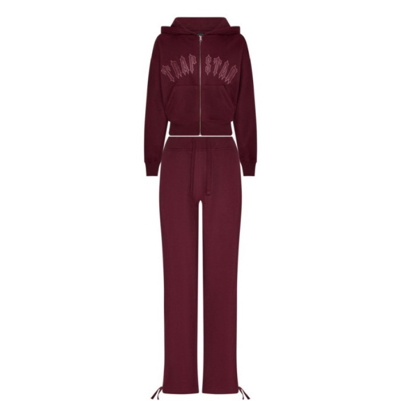 Trapstar Mesh Irongate Arch Ženski Jogger Hlače Bordo Slovenija | IV33-799