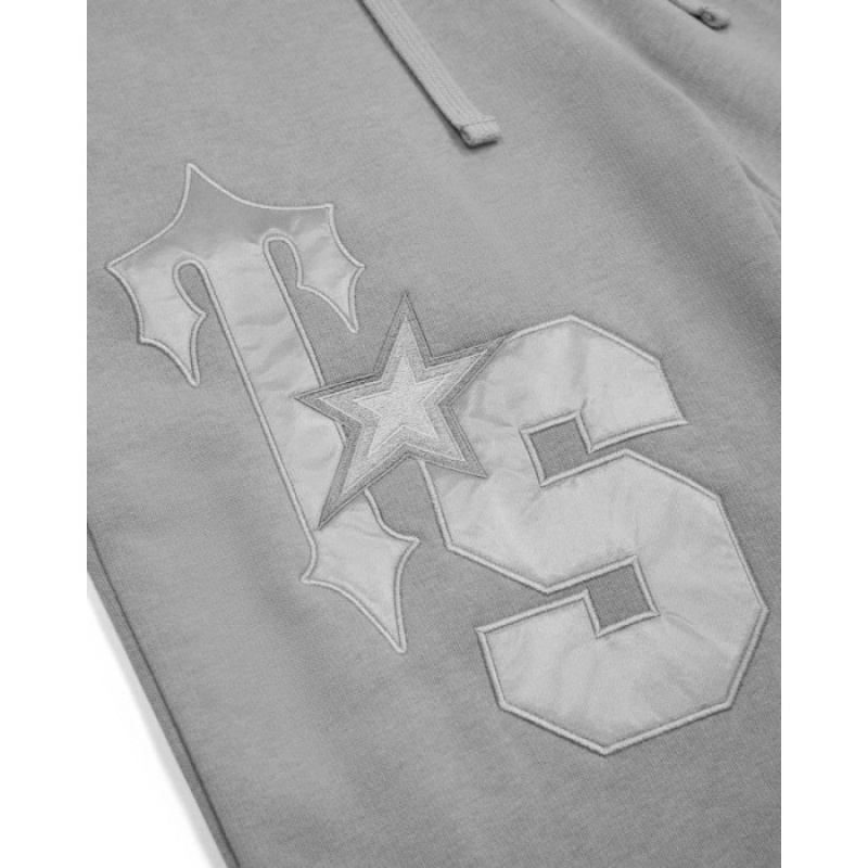 Trapstar TS-Star Silver Satin Applique Loose Fit Ženski Jogger Hlače Sive Slovenija | OA92-454