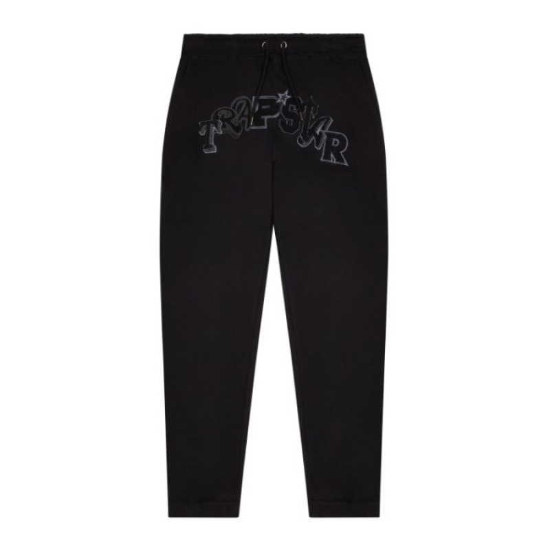 Trapstar Wildcard Chenille Jogging Bottoms Moški Trenirka Črne Slovenija | ZW84-420