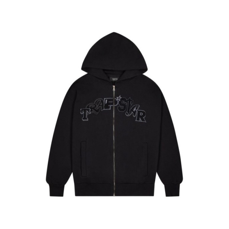 Trapstar Wildcard Chenille Zip Hoodie Moški Trenirka Črne Slovenija | IF94-808