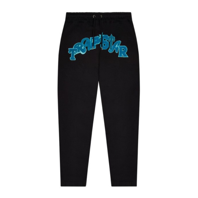 Trapstar Wildcard Jogging Bottoms Moški Hlače Črne Turkizna Slovenija | GK14-646