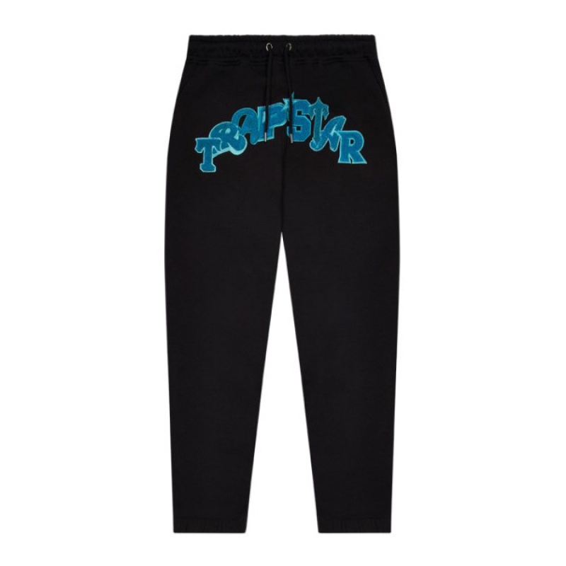 Trapstar Wildcard Jogging Bottoms Moški Trenirka Črne Turkizna Slovenija | WQ17-056